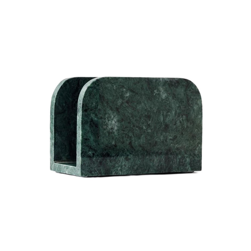 Marble Standing Napkin Holder, Brown