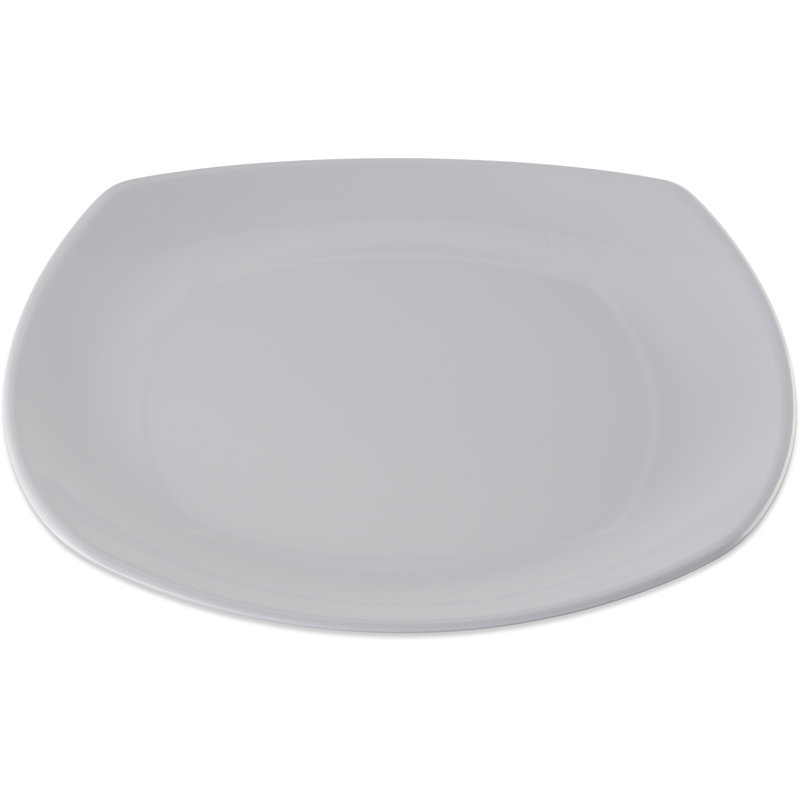 11.63" Melamine Dinner plate, White