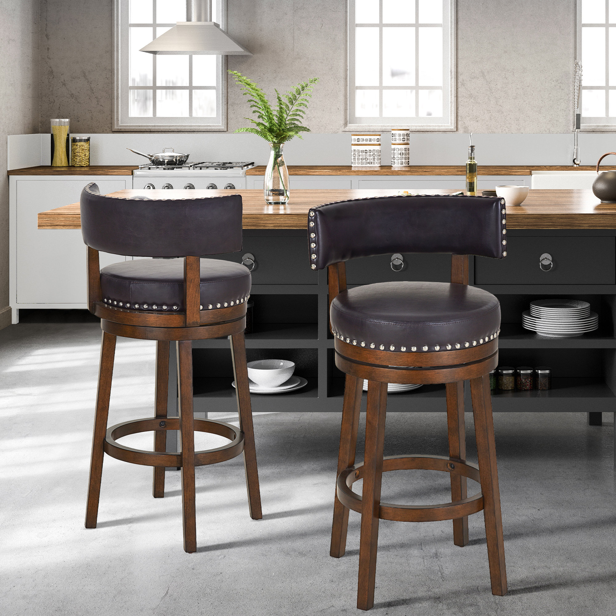 Swivel Counter Height Wayfair Kitchen Counter Stools Wayfair