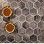1.9" x 1.9" Glass Hexagon Mosaic Tile-61485184