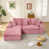Velours côtelé rose