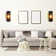 Chafsris Iron Flush Mounted Sconce