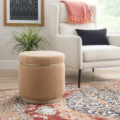 Repose-pieds en sherpa Thurleigh