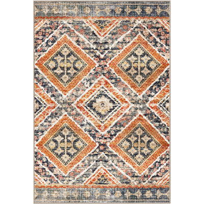 Machine Washable Non Slip Western Area Rugs for Living Room Bedroom Dining Room