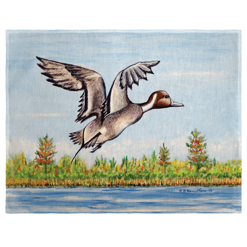 Pintail Duck Polyester Animals/Nature Rectangle Placemat