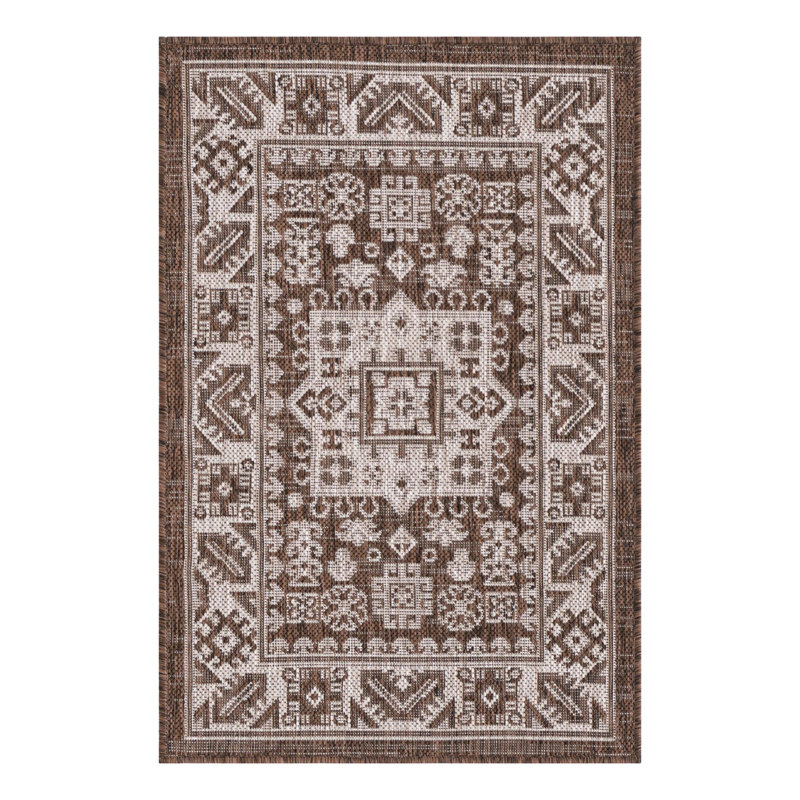 Danera Geometric Indoor / Outdoor Rug, Rectangle 2'2" x 3'