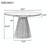 Jerrianne Retro Round 47'' Round Dining Table-1853922016