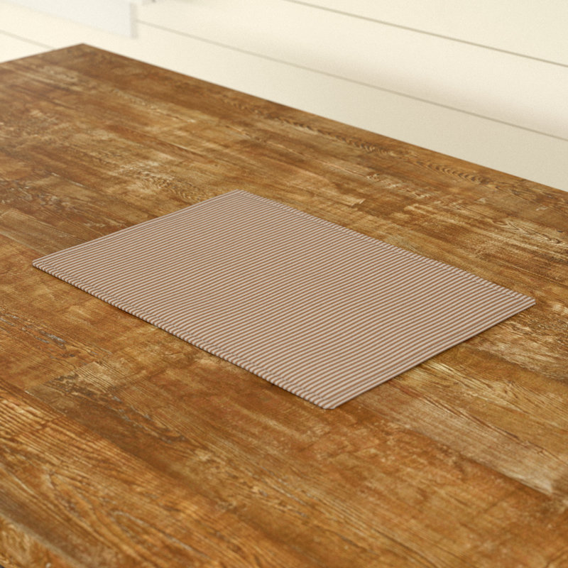 Coddle 14" Cotton Placemat, Taupe