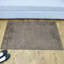 Tapis rectangulaires en polyester fabriqués à la machine | Tapis ivoire, conception orientale, tapis à poils courts fabriqués à la machine pour le salon, la chambre à coucher