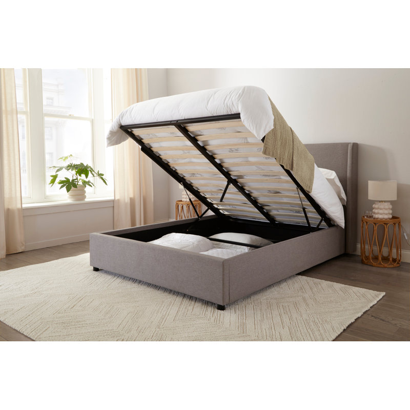 Upholstered Ottoman Bed, Kingsize (5')