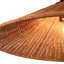 Luminaire suspendu linéaire noir 50 po avec abat-jour en rotin naturel Chetopa-129402191