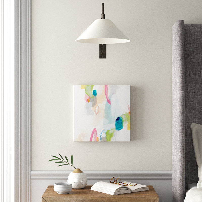 Candy Jacket I' Painting on Canvas, 16" H x 16" W, Wrapped Canvas, No Frame