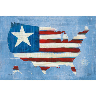 See The USA Americana by Melissa Averinos - 1 Piece Wrapped Canvas Wall Art