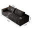 Canapé 71 po 71 po, tissu velours côtelé, sièges profonds, causeuse, sans assemblage