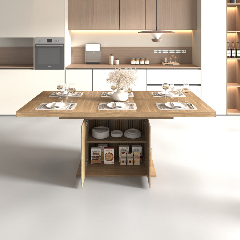 Expandable Dining Table with Storage
