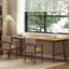 Light chestnut colour Rectangular Solid Wood Writing desk-971431343
