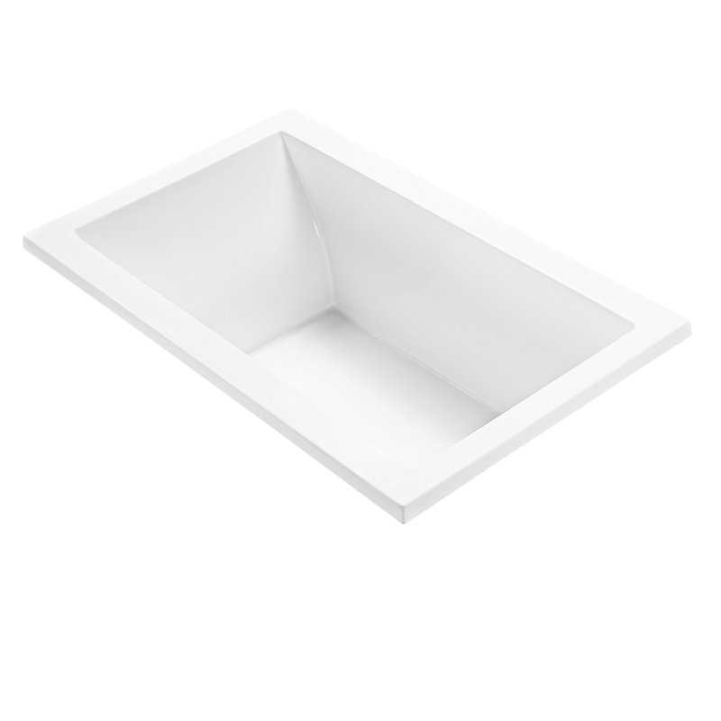 Andrea® 11 60" Whirlpool Bathtub, White