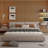 4Pcs 94.5'' L x 7.9'' W Acoustic Wood Wall Paneling,3D Decorative Soundproof Slat Panels for Wall and Ceiling(20.73 sq.ft./Case)-99246922