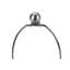 Lighting, H 26 po, lampe de table, abat-jour ivoire / crème, résine crème, contemporain