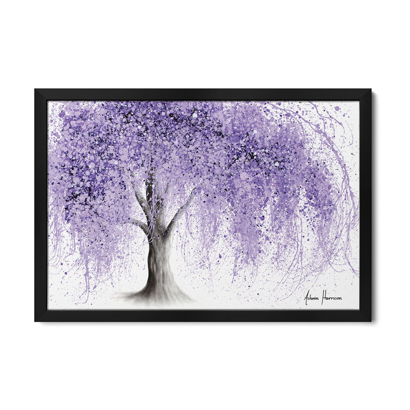 Affiche mauve de qualité supérieure par Ashvin Harrison, H 16 po x l 24 po