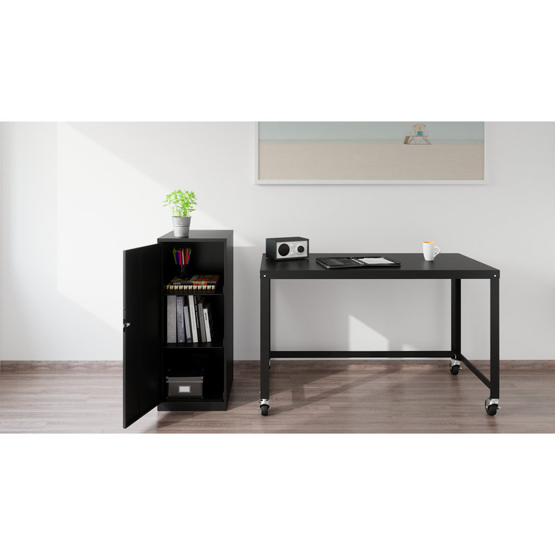 Hendricks 14.25'' Wide 3 - Shelf Storage Cabinet