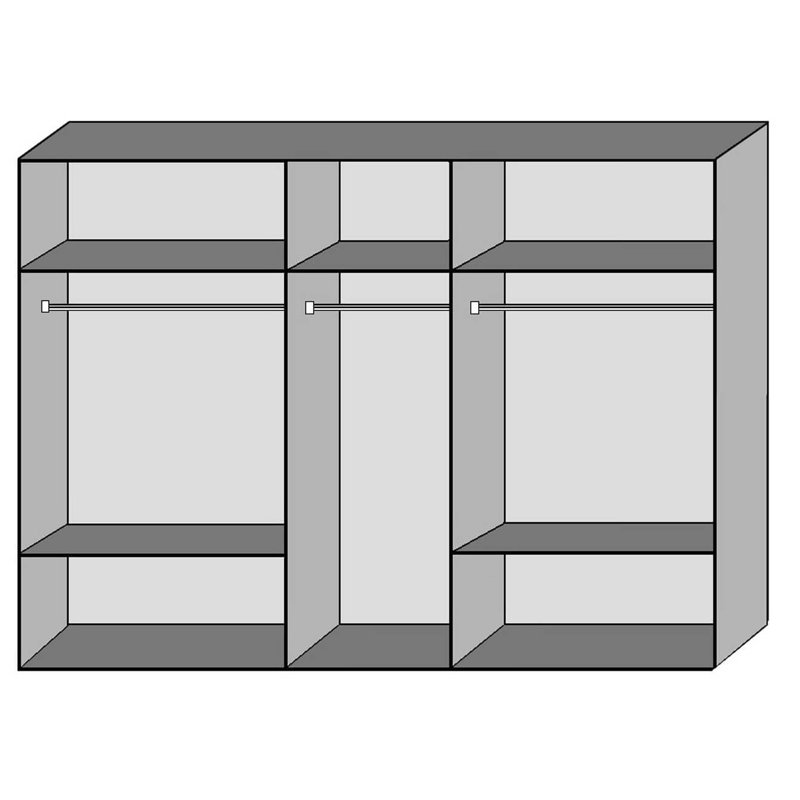 Linarez 5 Door Manufactured Wood Wardrobe