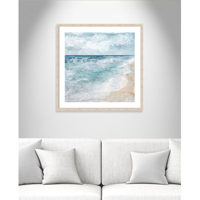 « shore walk », reproduction de peinture à l’acrylique encadrée