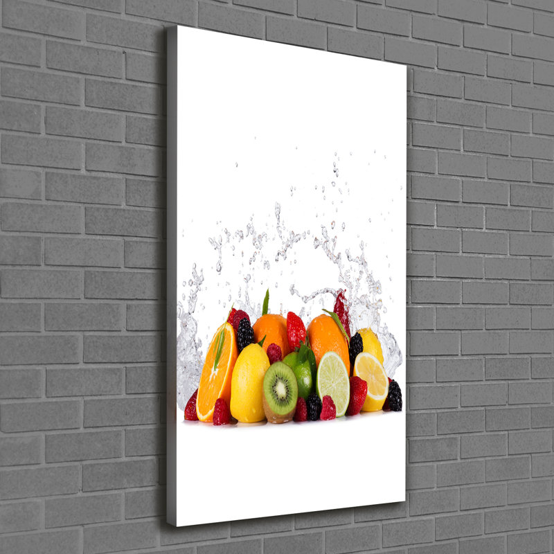Fruits - Wrapped Canvas Print, 120cm H x 60cm W