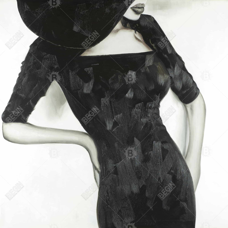 «Beautiful Classic Woman», H 24 po x l 24 po