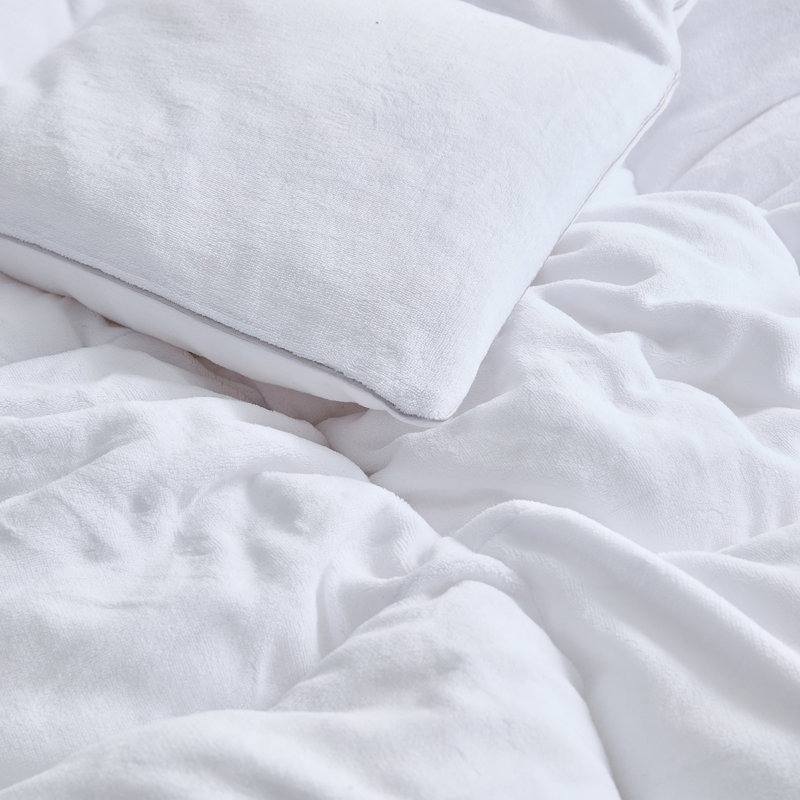 Boi He Thick - Coma Inducer Comforter Set - White, California King Comforter + 4 King Shams