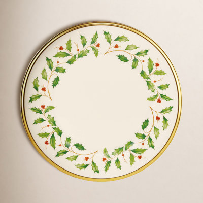 Holiday 8" Porcelain Salad Plate