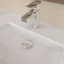 Meuble-lavabo mural simple 48 po avec plateau en marbre-472926339