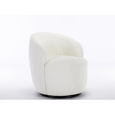 Swivel Chenille Chair In , Foam Filled, For Indoor Moth Traps Areas Fabric Armchair, Yoga