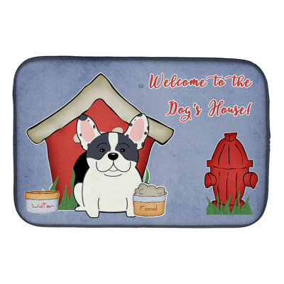 Tapis de séchage bringé bouledogue français dog house