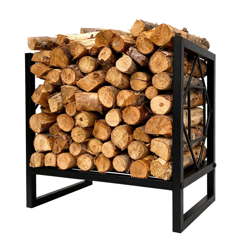 43.9cm W Metal Log Rack