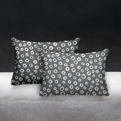 Tanta Polka Dots Indoor/Outdoor Square Pillow