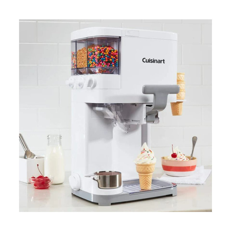 Machine à crème glacée molle de 1,5 pte pour yogourt glacé, sorbet, gelato et boissons Cuisinart
