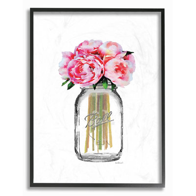 «Fashion Designer Flower Jar Pink Rose», impression