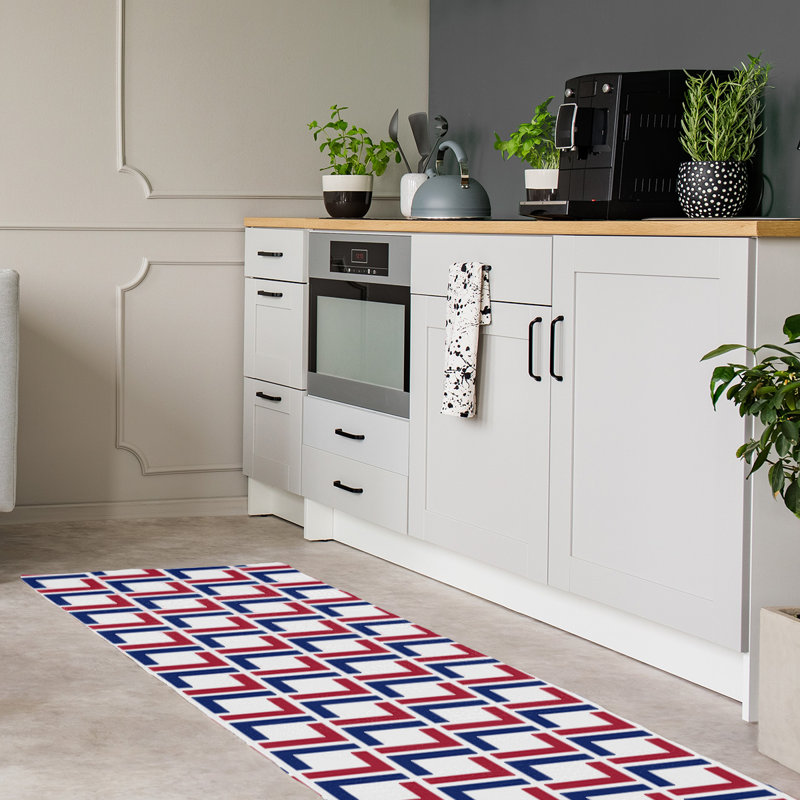 Tapis de couloir blanc
