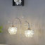 Lampe de table 17,25 "en or rose à 2 fleurs Bell Glam