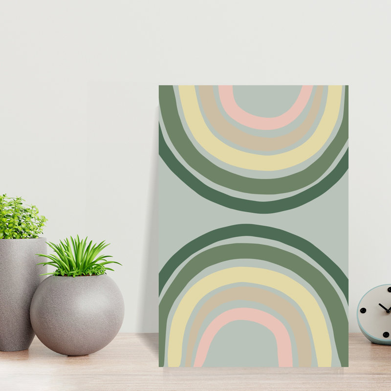 Wrapped Canvas Print, 45.72 cm H x 30.48 cm W, Green