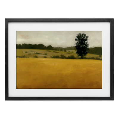 «Autumn Memory Landscape», reproduction sous verre encadrée, design par Megan Lightell