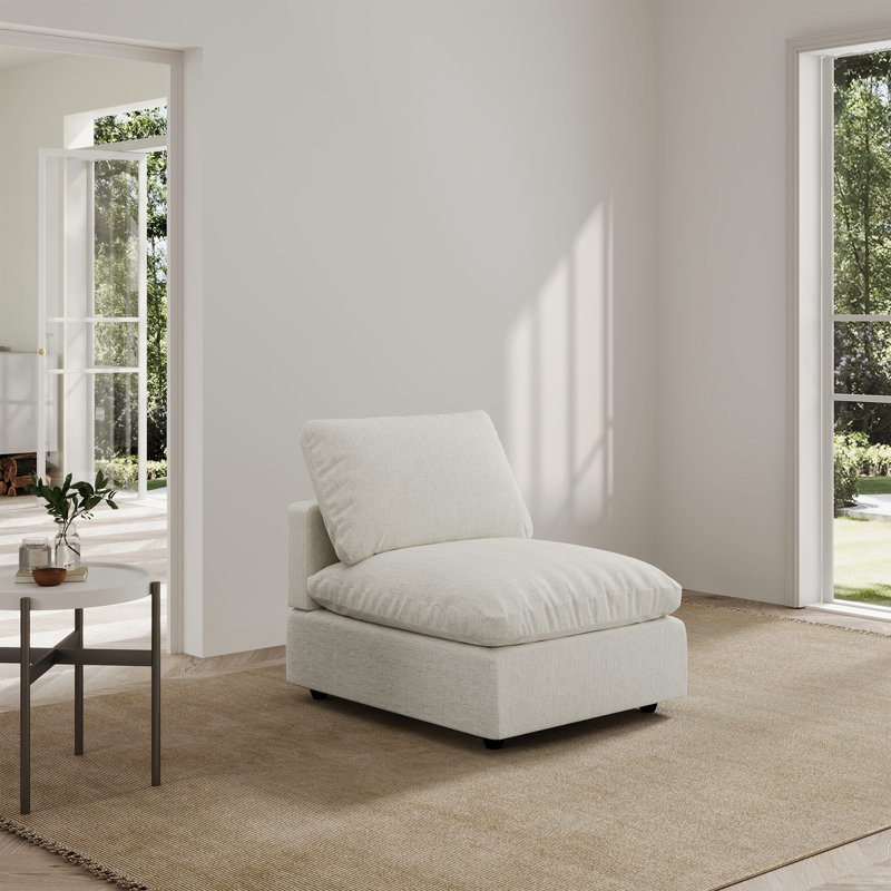 Canapé modulaire modulaire, Crème, crème