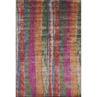 Premium Machine Washable Mayfield AMF1910 Stripes Rug