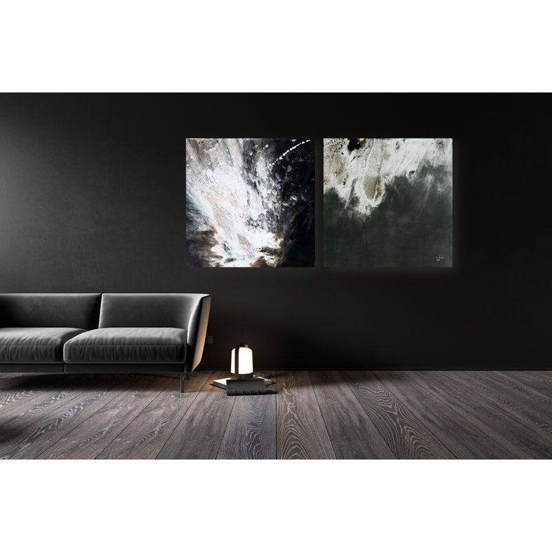 Skyfall Set by John Beard - Artist Enhanced Canvas Print, Brown, 30" H x 60" W x 2" D