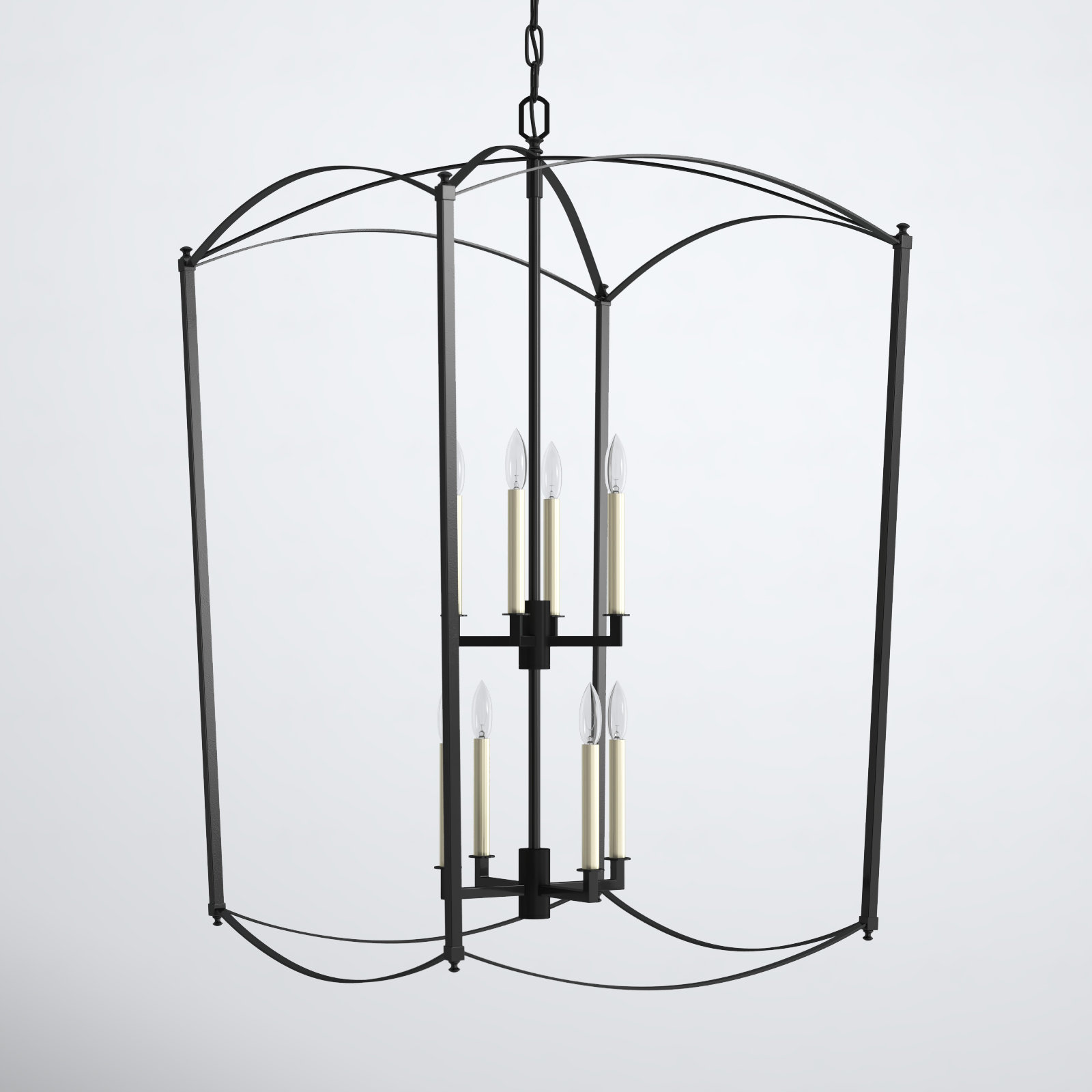 Olive 8-Light Chandelier, Smith Steel