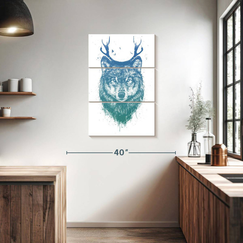 Loup-garou Brampt, H 38 po x l 24 po
