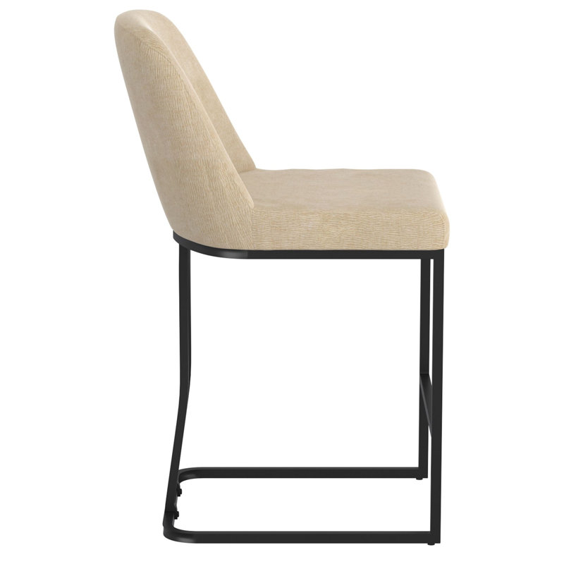 Ensemble de 2 tabourets de comptoir Rob, 26 po, beige, Beige