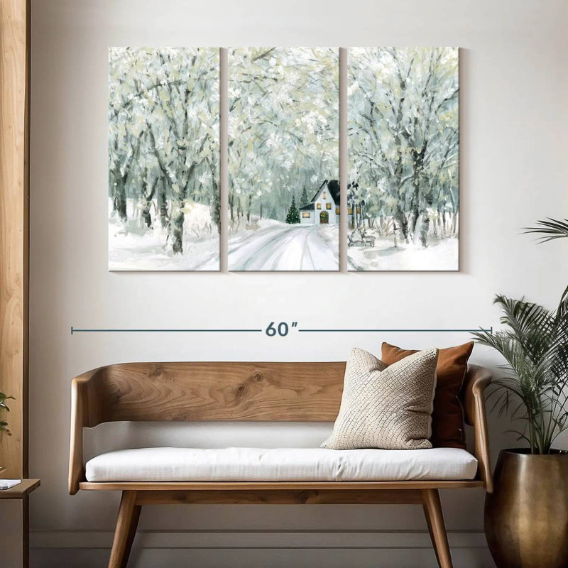 Voie de Noël, H 32 po x l 50 po