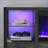 Electric Fireplace Insert, 23 Inch Ultra Thin with Realistic Flame &amp; Crystals, Remote/Timer | Insert | Tempered Glass+Sheet Metal+Plastic